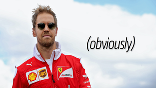 F1 Driver Sebastian Vettel Says Obviously So Much, It's Obviously Amusing (Obviously)